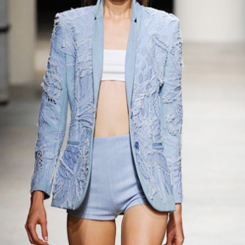 Barbara Bui Runway Denim Booty Shorts